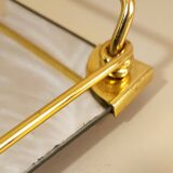 Mirror & gold tray