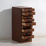 High Japanese chest of drawers with ten drawers – Showa period (c. 1950–1979)