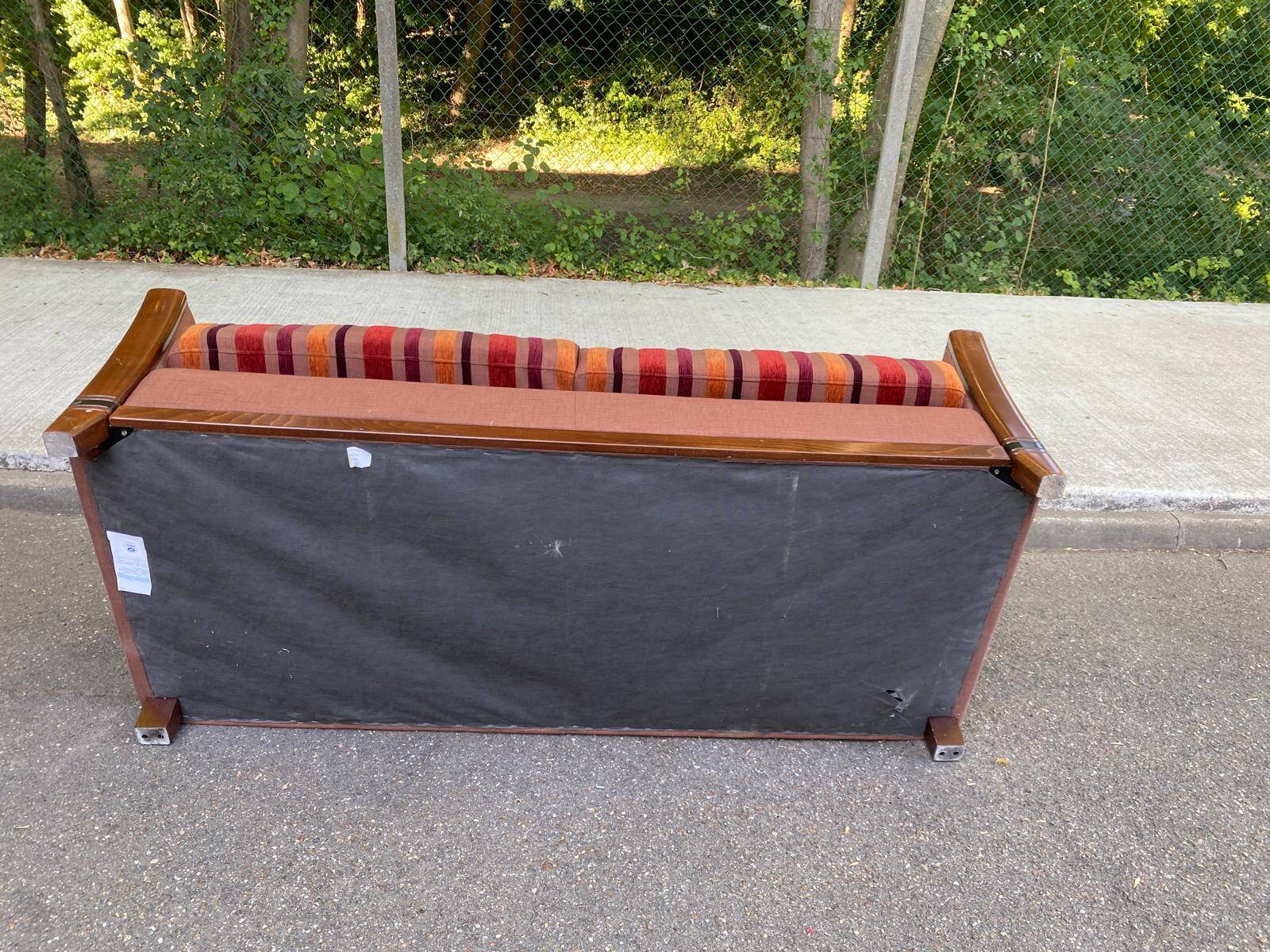 Two-seater sofa Art Deco inspiration Cavel France 2000s