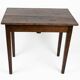 19th Century Solid Walnut Campaign Table – Console or Occasional Desk