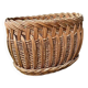 Oval wicker basket