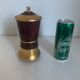 Vintage cigarette holder 1960 golden purple snake box - 19 x 9 cm