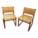 BM61 chairs in mahogany by Borge Mogensen
