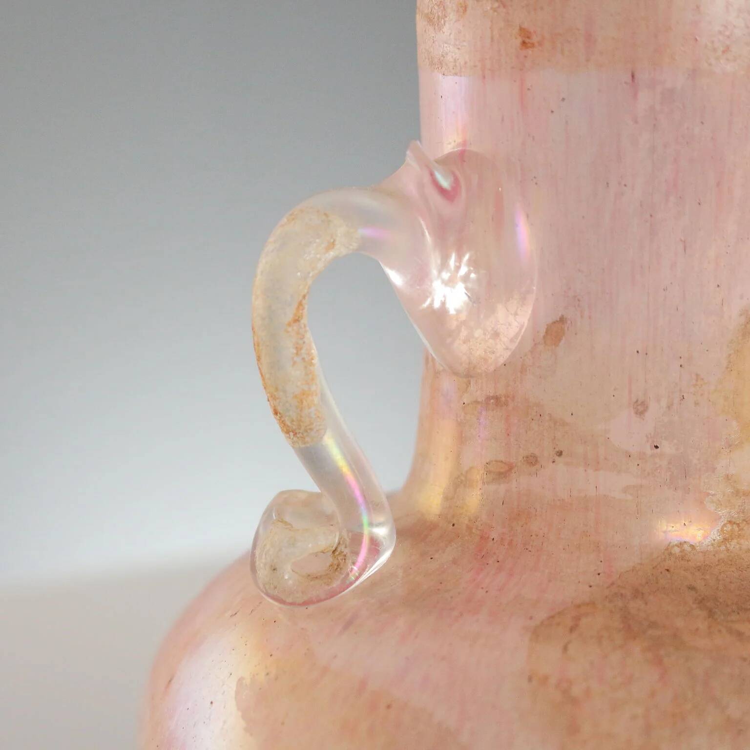 Vintage coloured Murano glass vase, Italy, 1970s