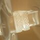 Lot 4 glasses with crystal foot Lalique Argos art deco 1930