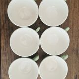 Lot of 6 Digoin coffee cups