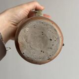 Pichet en grès pyrite ancien, poterie artisanale