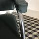 Fauteuil de bureau industriel skaï gris