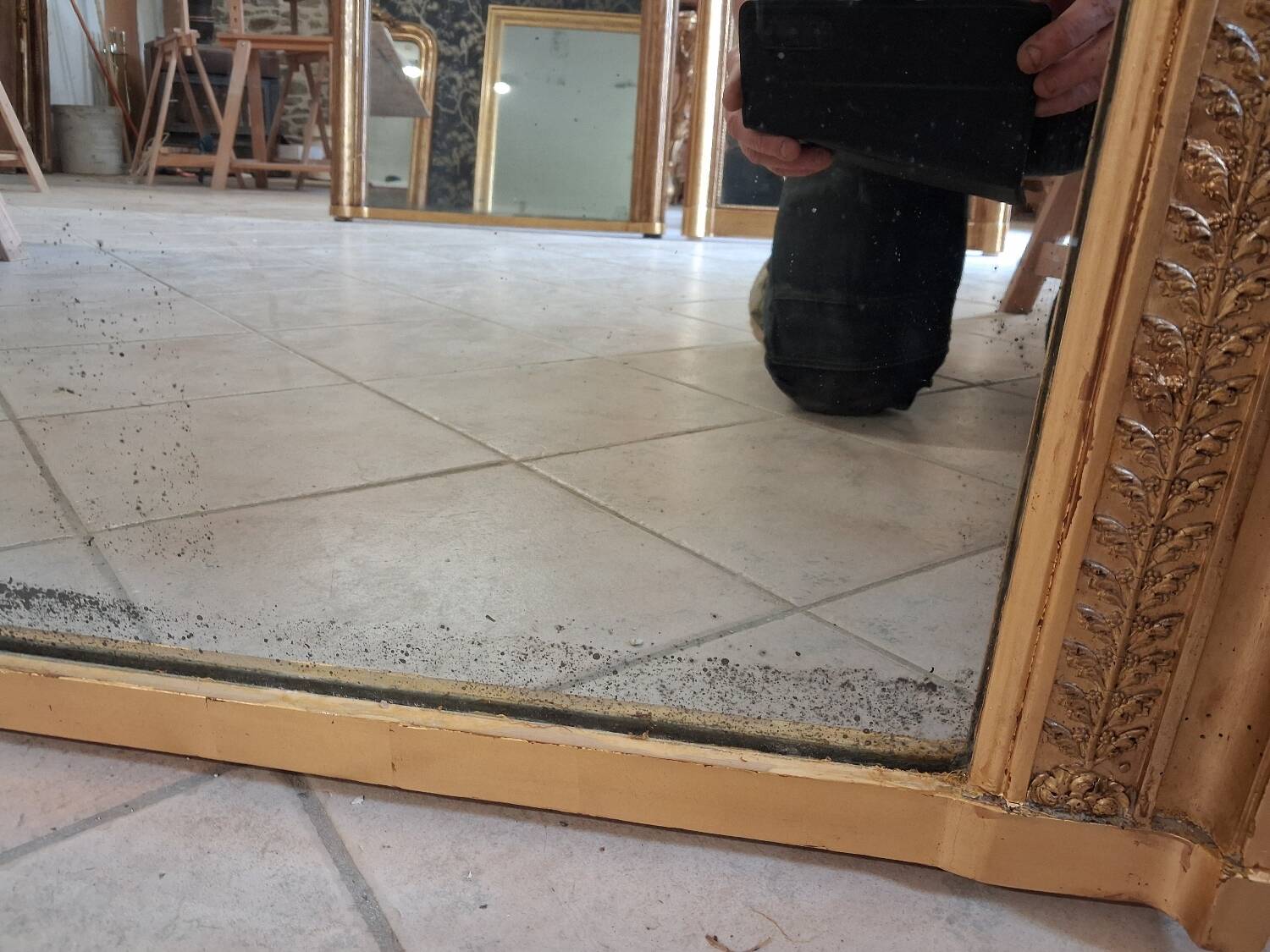 Miroir époque empire 180 x 133