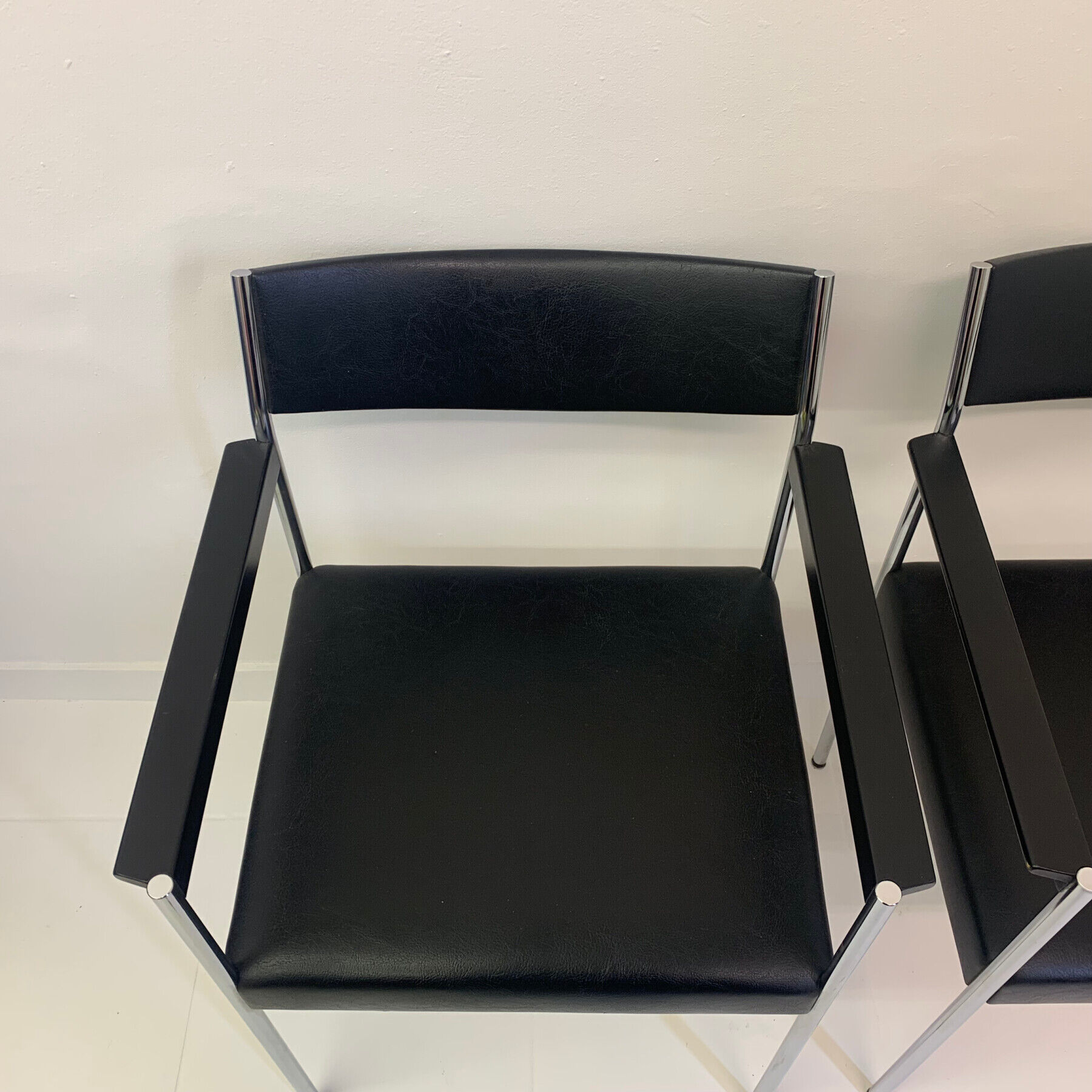 Set of 2 armchairs by Edlef Bandixen for Kusch + co 1970