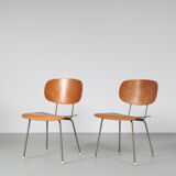 “116” Dining chairs by Wim Rietveld for Gispen, Netherlands, 1950