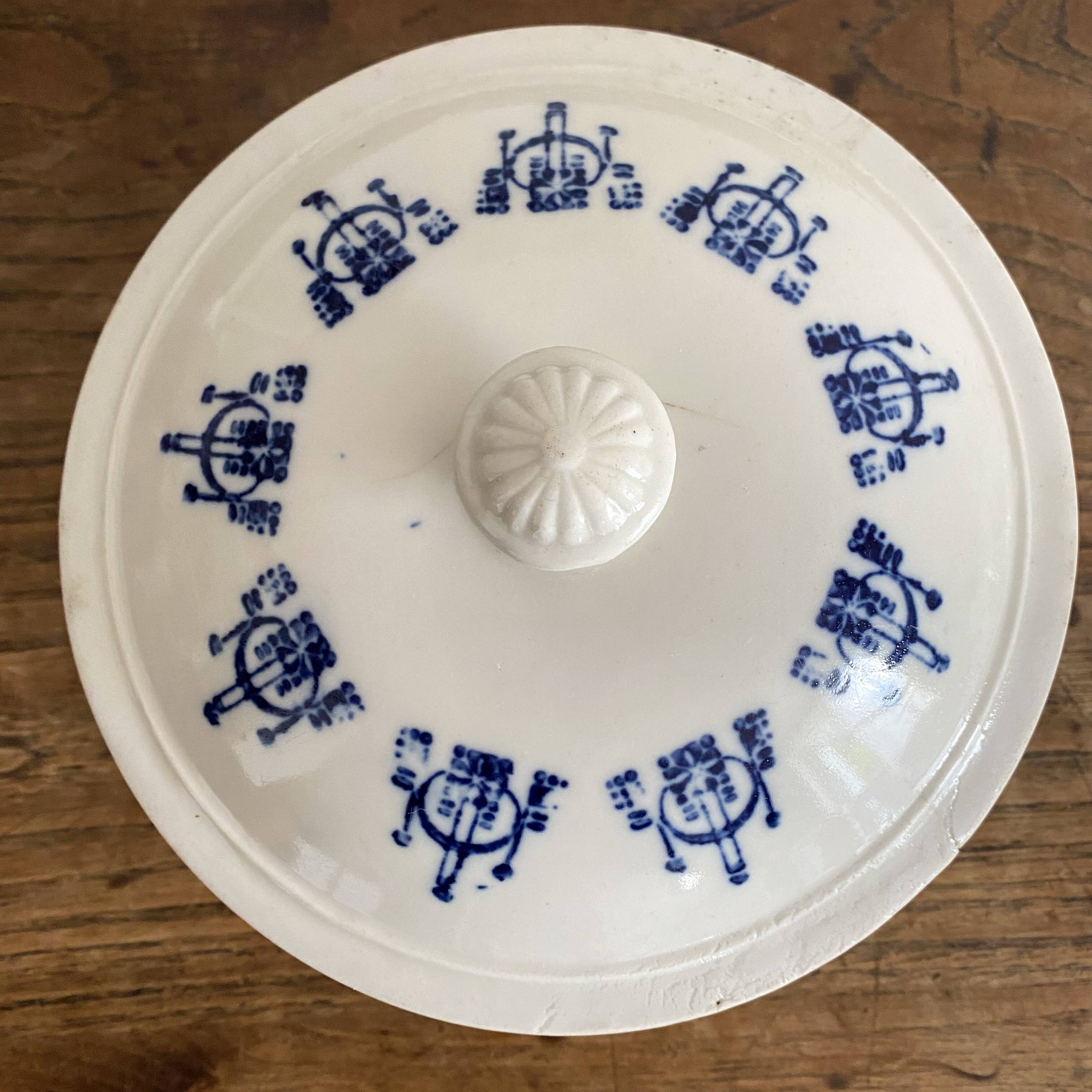 Antique Saint Uze soup tureen