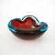 Vintage Murano cup empty pocket Sommerso Flavio Poli 50's