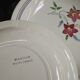 Lot de 6 assiettes demi creuses anciennes Salin France "Martine"