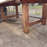 Garage established old pine table