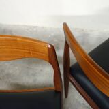 4 Scandinavian chairs from the 60s