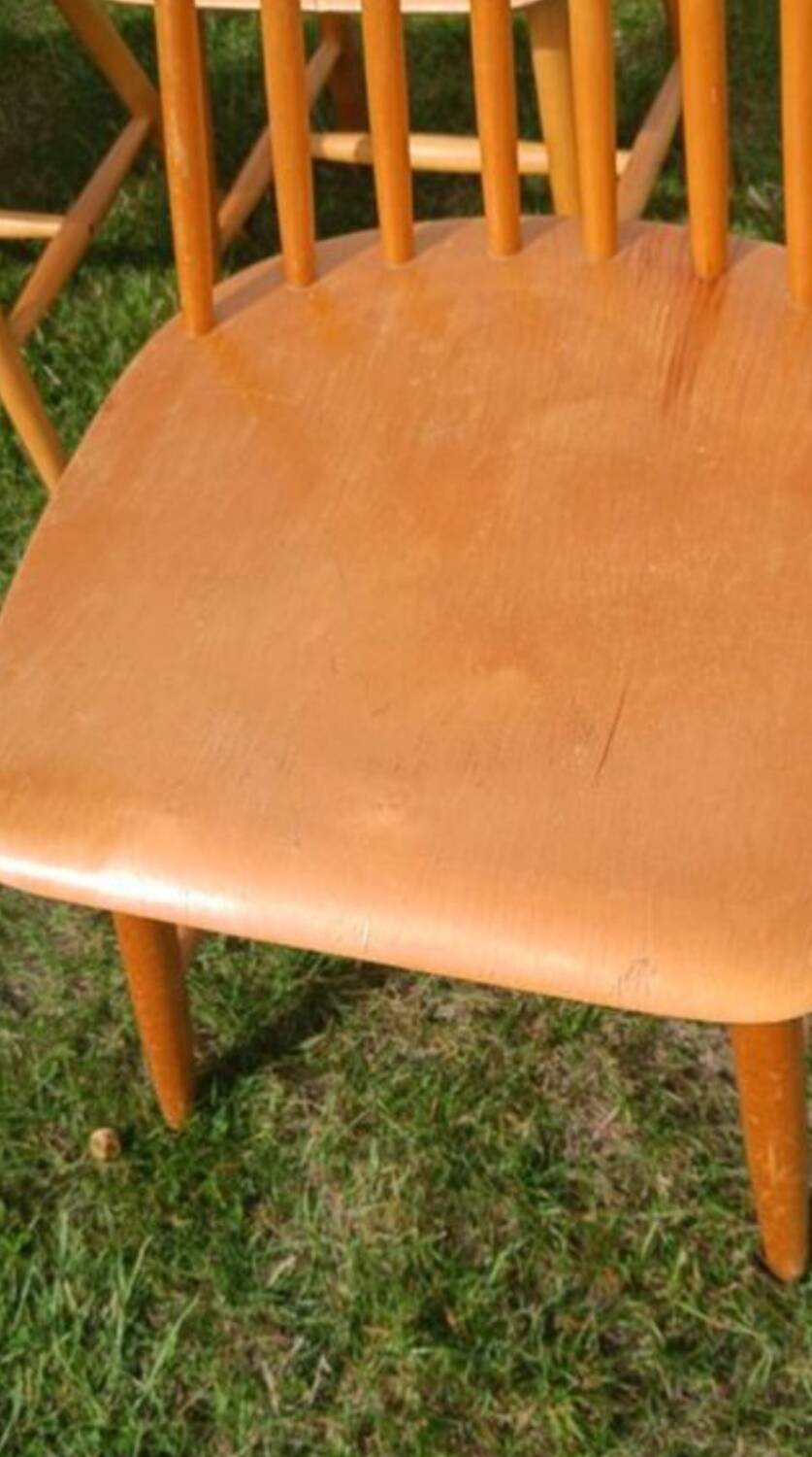 Chaises scandinaves bois