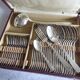 Orbrille JB silver metal cutlery set 37 pieces