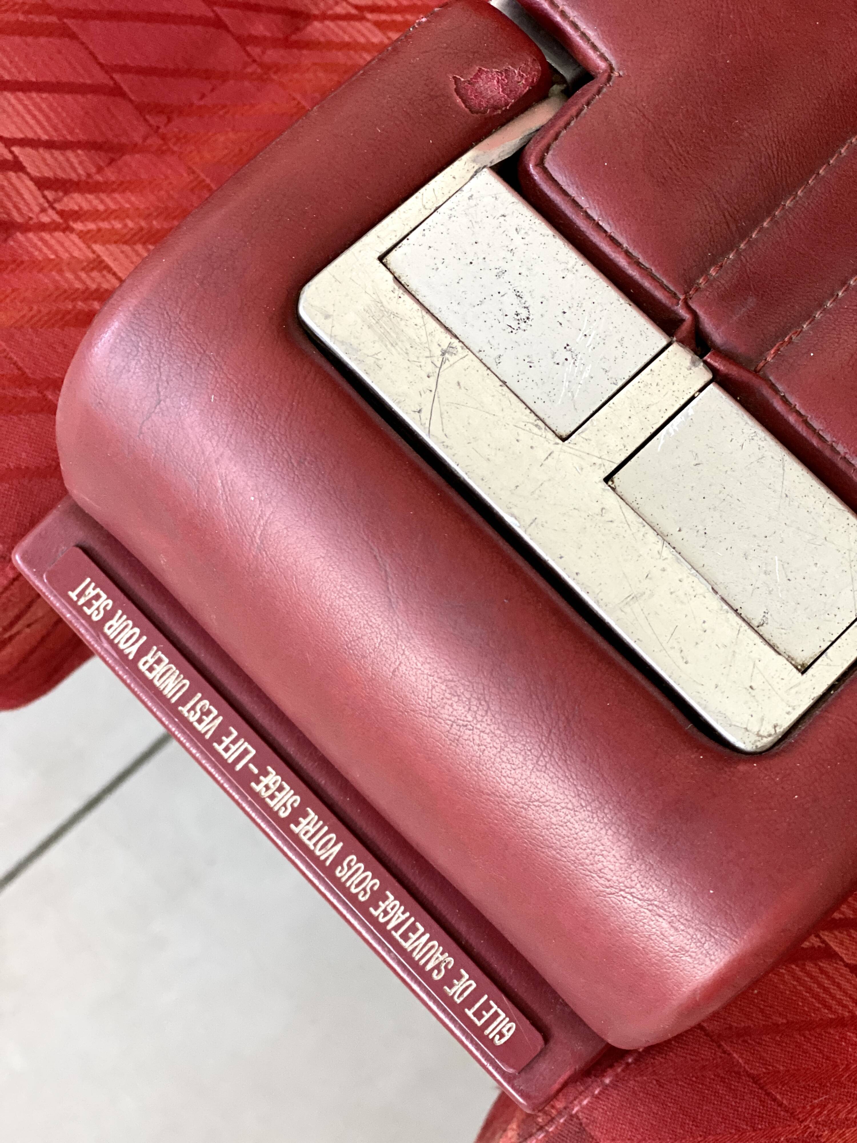 Vintage Air France aircraft chairs