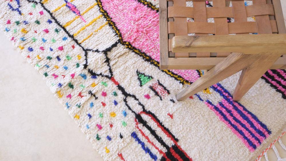 Small Berber Azilal Rug - 190 x 120 cm