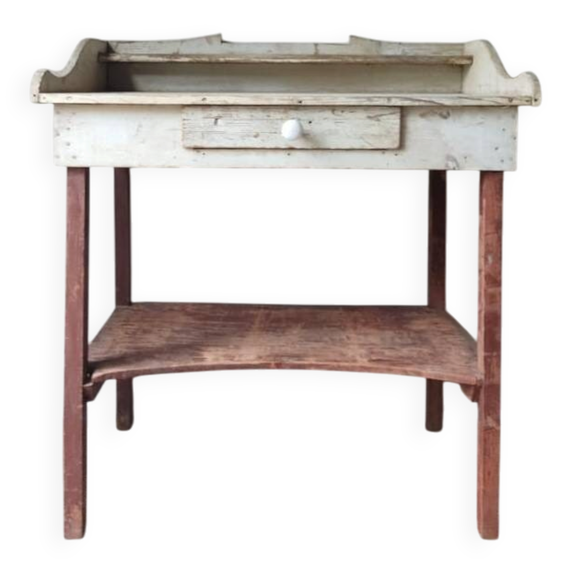 Antique solid wood desk – authentic charm