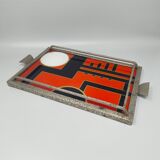 1930s Exquisite Art Deco Geometric Tray. Made in France