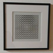 Tableau vintage Art Optique d'après Victor Vasarely