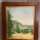 Oil painting on canvas Provencal landscape signed P. Chaplain 1931