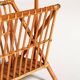 Bamboo and rattan magazine rack, Scandinavia, 1960s