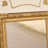 Magical: trumeau circa 1900. Superb gilding, royal allure.