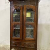 Large old wooden display case