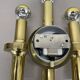 rare Brass tube "TORCH" Wall Light sconce by GAETANO SCIOLARI, Italy 1970s