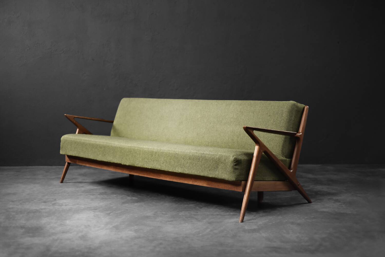 Vintage Danish 3-seater canapé from the mid-century, designed by Poul Jensen for Selig.