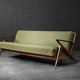 Vintage Danish 3-seater canapé from the mid-century, designed by Poul Jensen for Selig.