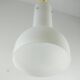 Large opaline glass pendant lamp, Limburg Lighting, 1970s