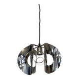 space age chrome metal suspension