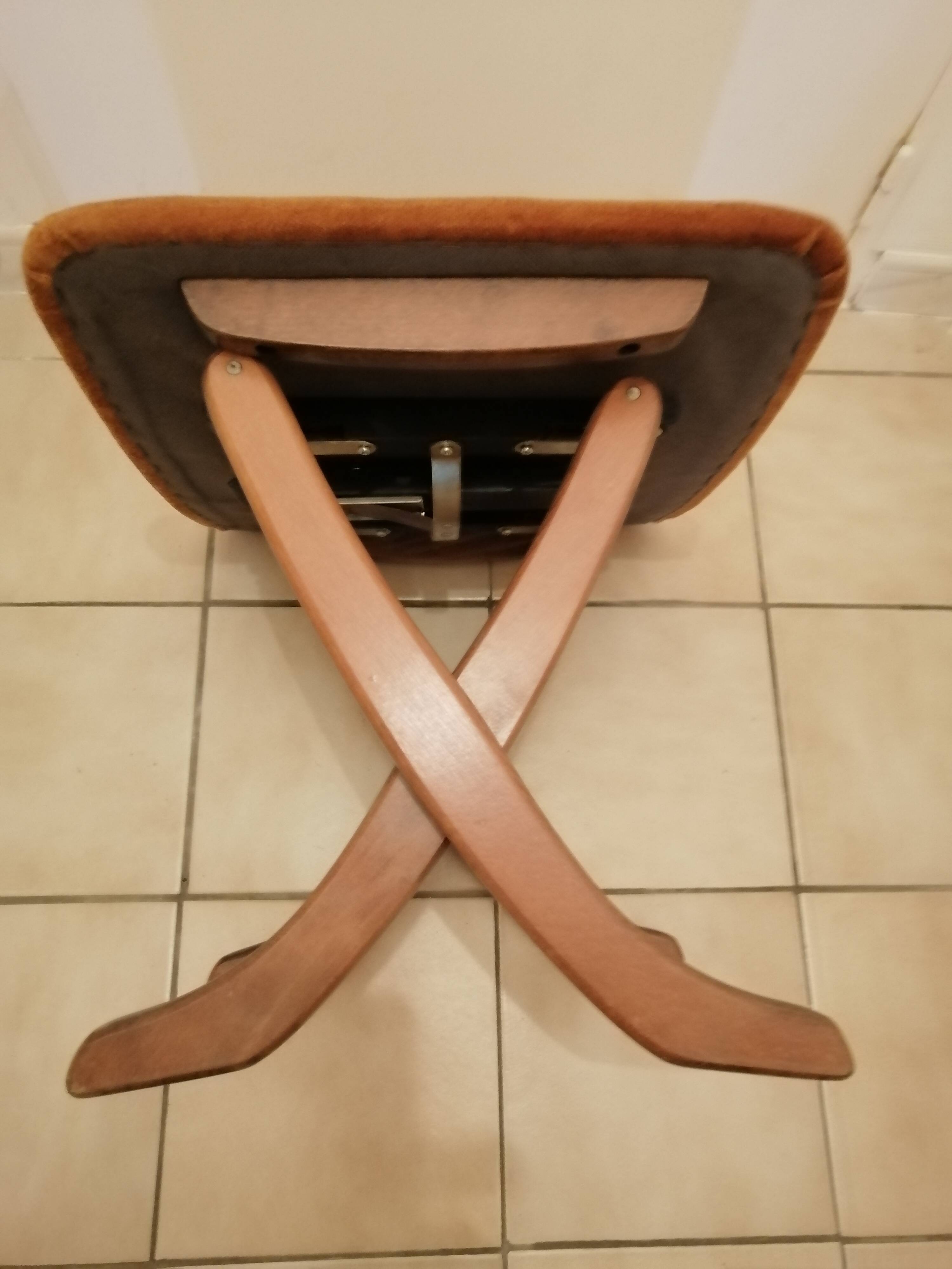 Scandinavian ottoman foot rest