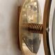 Smoked Glass and Brass Applique / Wall Light by Gino Paroldo