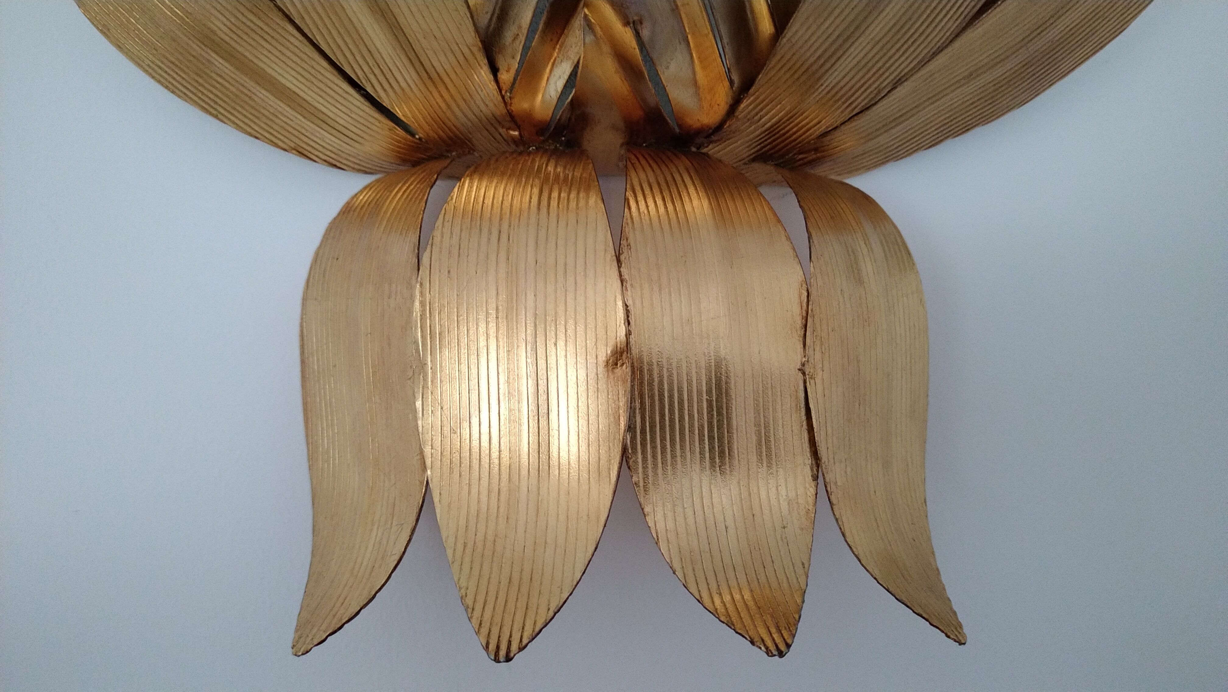 Palm leaves sconce