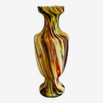 Italian vase Cristal Fiam vintage