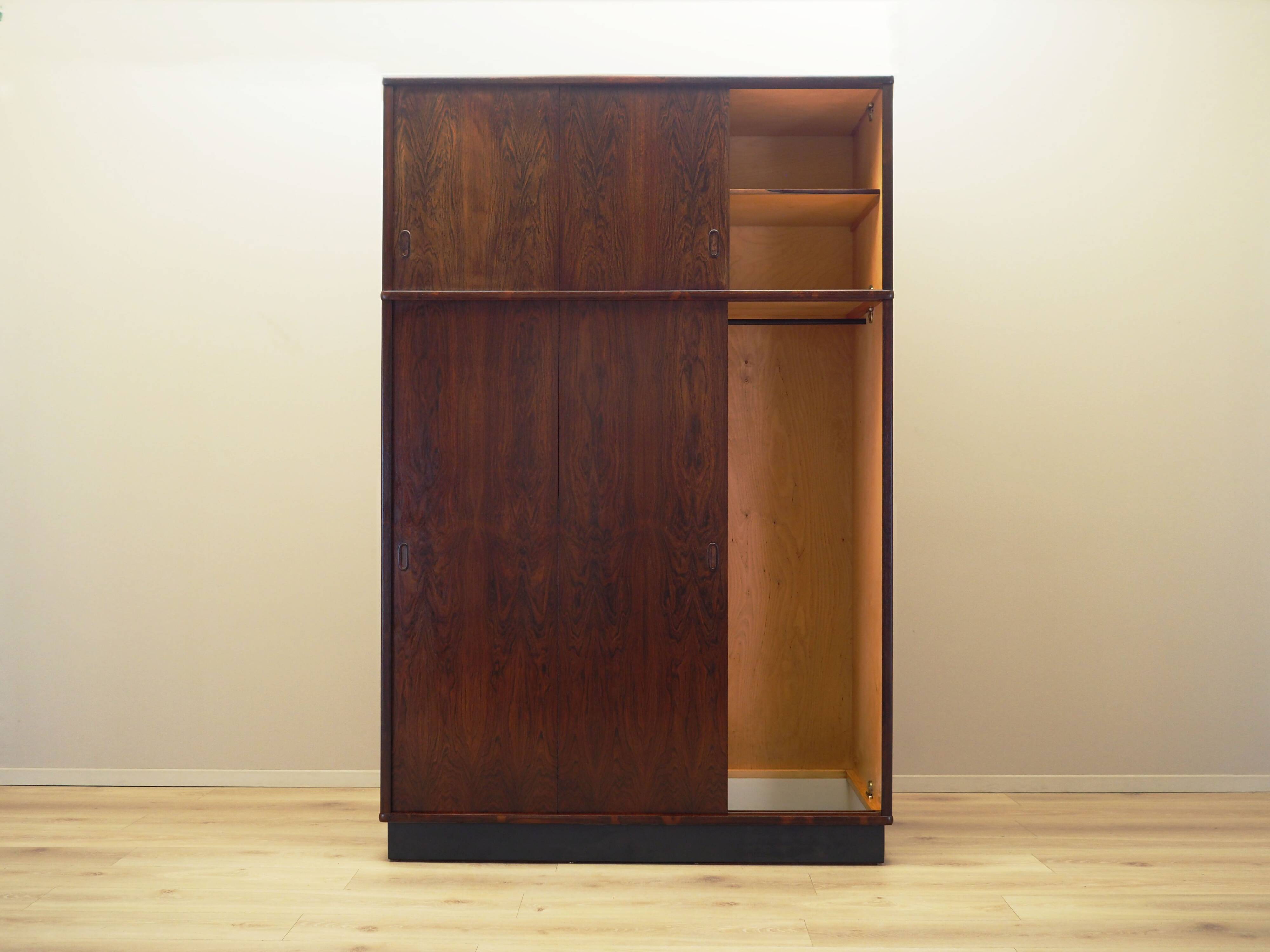 Rosewood wardrobe, Danish design, 1970s, production: Denmark