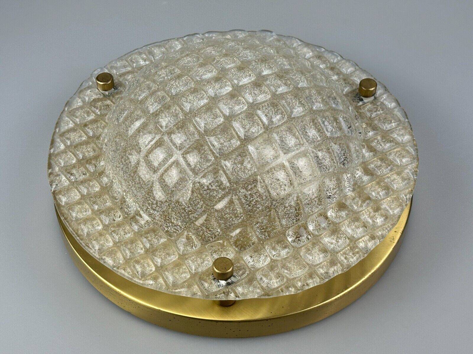 60s 70s Plafoniere ceiling lamp by Fischer Leuchten Germany Space Age