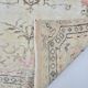 Tapis turc Oushak beige et rose sku 3258