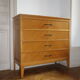 Chest of drawers vintage oak year 1960