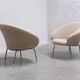 Rare pair of 'F570' armchairs by Pierre Paulin for Artifort, 1963