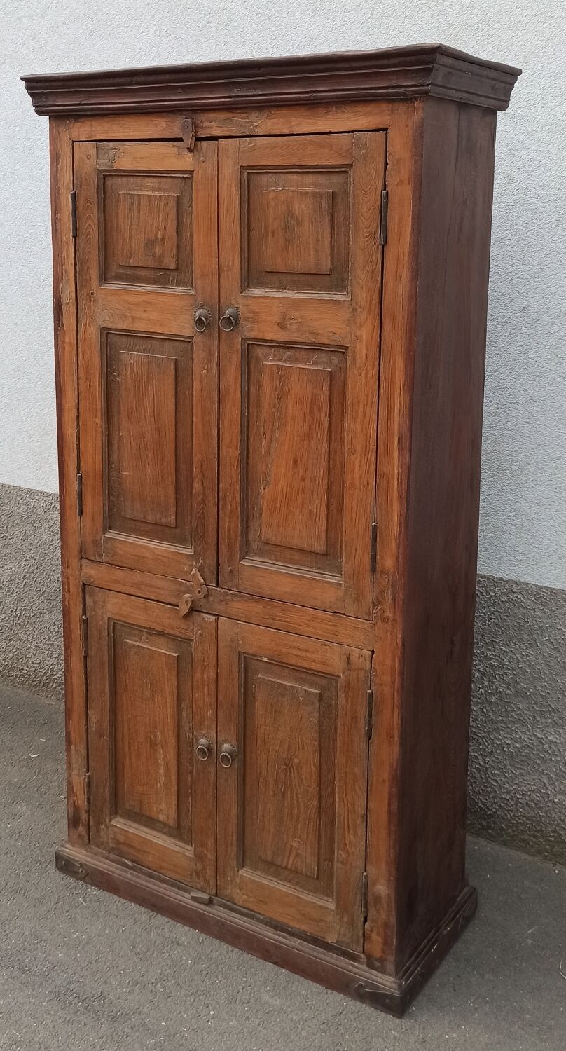 Old wooden wardrobe