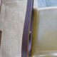 English desk and lyre chair, leather, extensions.