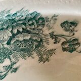 Round dish signed Bertrand Bordeaux model Anémone