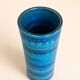 Large Rimini Blue Vintage Vase Italy - Bitossi - Aldo Londi 31 cm
