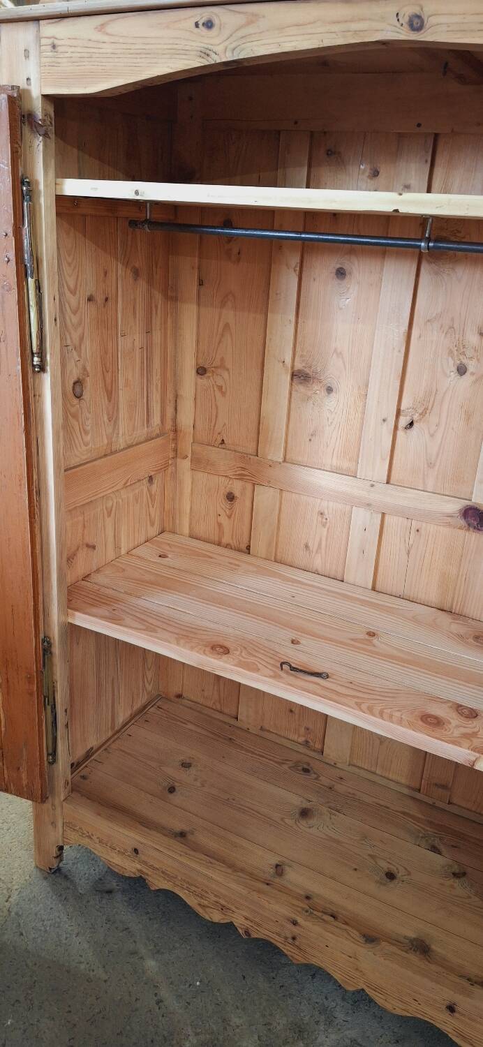 Antique fir wardrobe